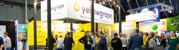 Johan Smits en Rik van den Wijngaard van exposant Yellowgrape delen hun verhaal mbt de Webwinkel Vakdagen